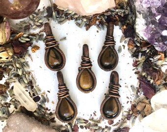 Tigers Eye Pendants