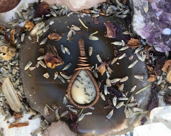 Dendratic Opal Pendant