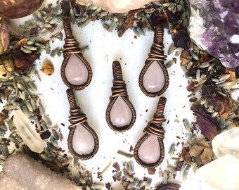Rose Quartz Pendants