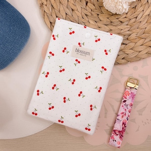 Cherry Polka Dot Kindle Sleeve | eReader Cover, Kindle Case, Bookish Gifts