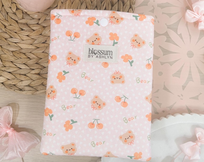 Pink Teddy Puffy Kindle Sleeve