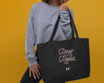 AXO: Rinse & Repeat Large Eco tote