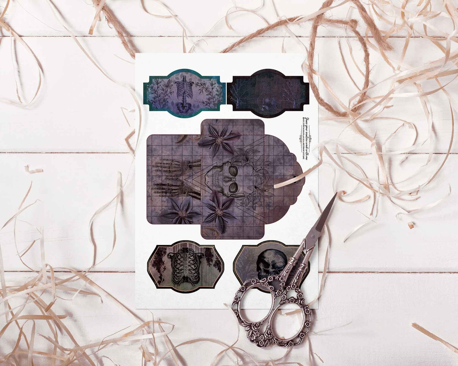 Goth Science Extras Add on Kit • INSTANT Download • Gothic Journal ...