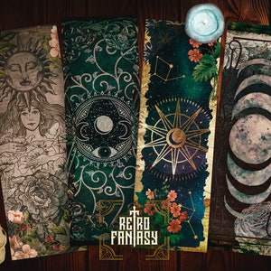 Witchy Printable Bookmarks • Book of shadows • Magic • Wicca • Journal Bookmark • Grimoire • Book of spells