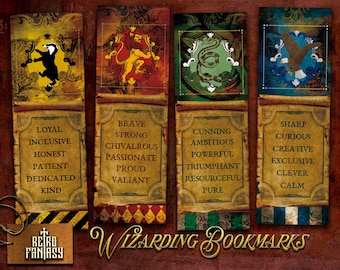 harry potter bookmark printable etsy