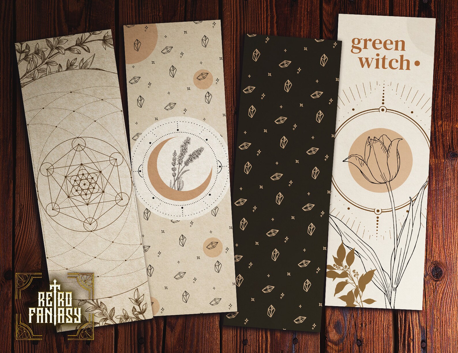 witchy printable bookmarks book of shadows magic wicca etsy