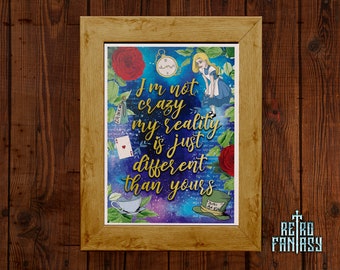 Alicia En El País De Las Maravillas Cambiar - Póster Retro