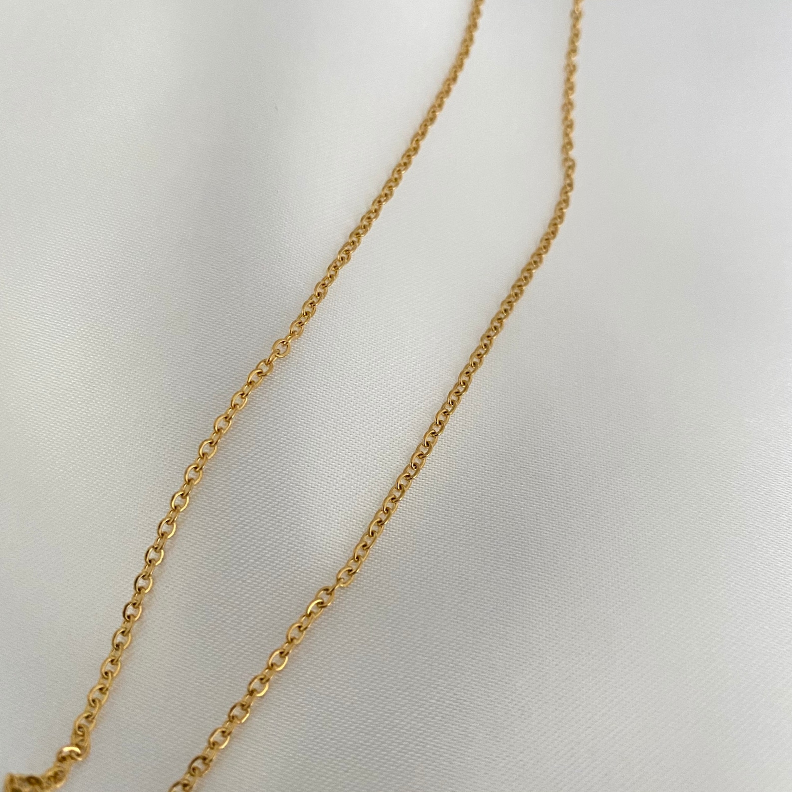 Gold chain necklace non tarnish gold plated chain necklace | Etsy