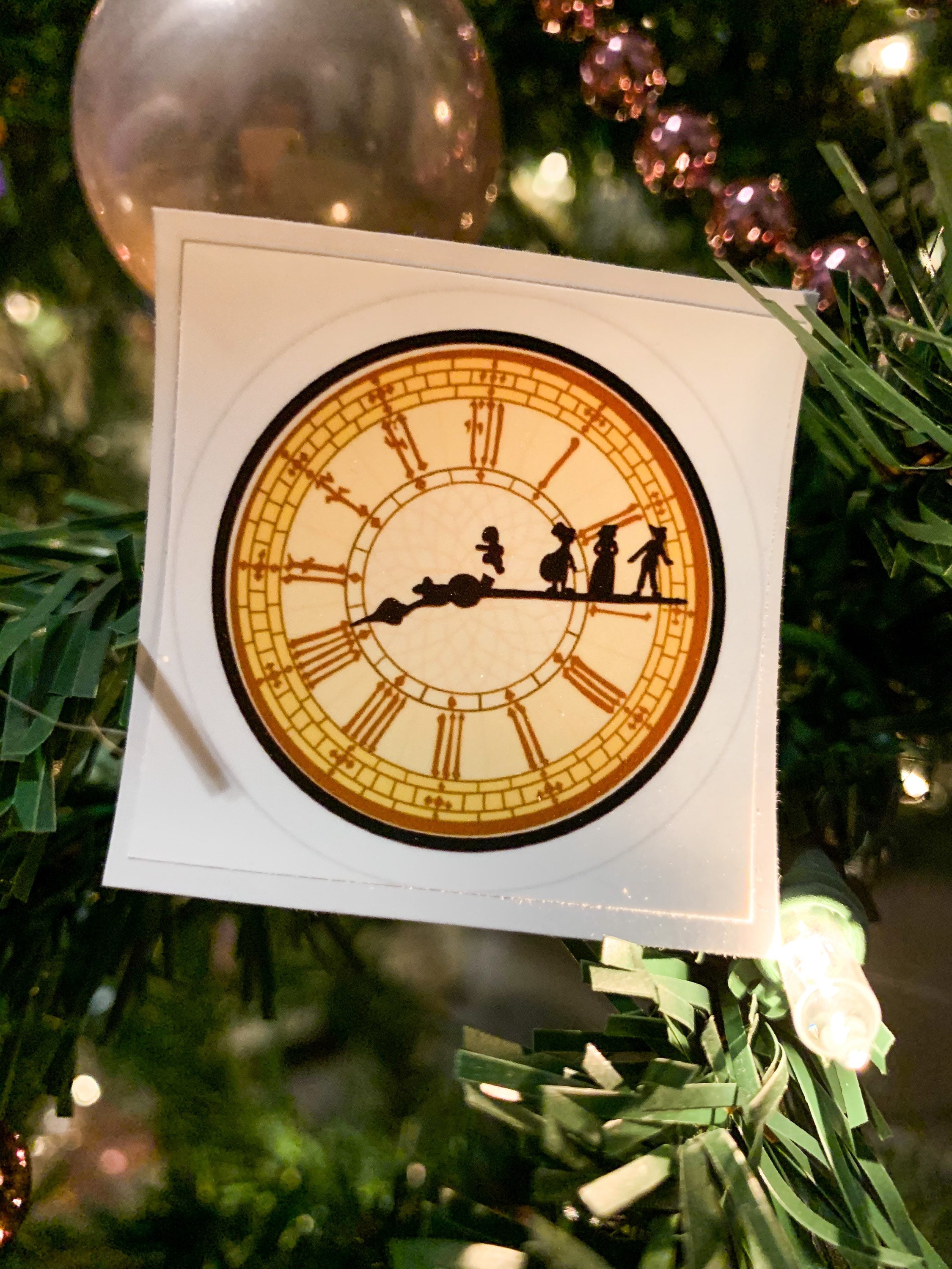 Peter Pan Silhouette Clock