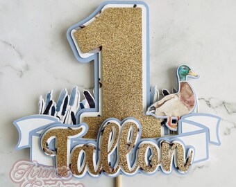 Custom 3D Mallard Birthday Cake Topper , Mallard Cake Topper , Custom Cake Topper , Duck Birthday Cake Topper , Custom Duck Cake Topper ,
