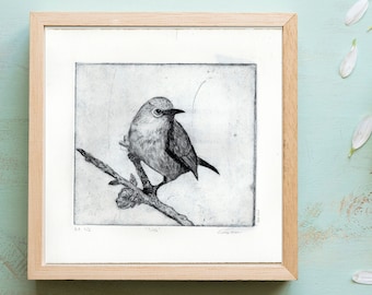 Puteh (original drypoint etching print)