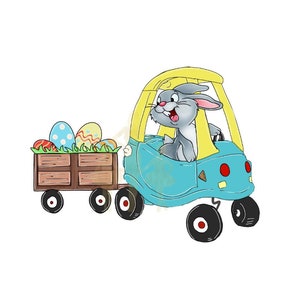 ready to press boys easter bunny transfer heat transfer vinyl easter print easter egg hunting design for kids easter HTV image 1