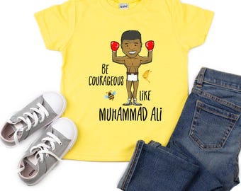 Kids Muhammad Ali T-Shirt - Black History Month, Youth Tee