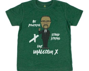 Kids Malcolm X Shirt - Black History Month Shirt