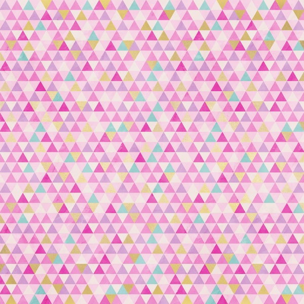 pink and gold triangles printed vinyl sheet | 6x6 and 12x12 printed vinyl | print heat transfer vinyl | roland outdoor vinyl for cutters