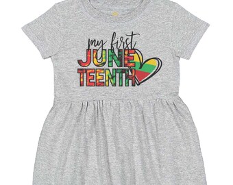 My First Juneteenth Baby Dres | Baby Girl Clothes | Black History Baby Outfit | Freedom Day Celebration | Juneteenth Dress