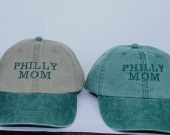Philly Mom Hat - Philadelphia Mom Embroidered Baseball Cap