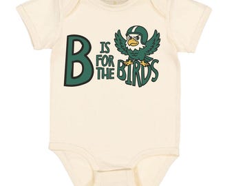 B is for the Birds Baby Bodysuit - Philly Football Infant Outfit