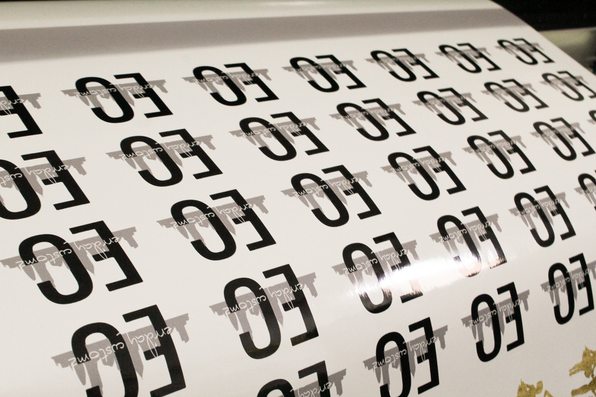 Custom Logo Vinyl Stickers | 100 Custom Printed Stickers for Small ...