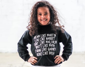 Black Activists Kids Sweatshirt | African American History Sweatshirt