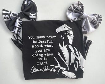 Rosa Parks Girl Shirt - Black History Month Kids Tee