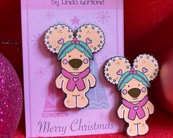 Christmas Cookie Enamel Pin / Pinkoala Cookie Pin / Cookie Pin / Koala Pin/ Christmas gift/ Gift Tag / Australian Christmas/Food Lovers Pin