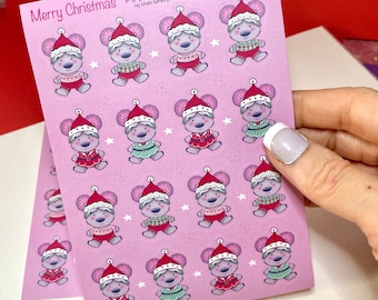 Christmas Sticker Sheet / Bullet journal stickers /planner stickers/ Scrapbook stickers Christmas sweater/ Australian Christmas/ Aussie Xmas