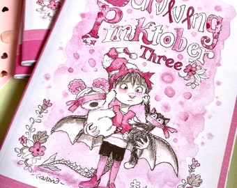 Pinktober Book/Surviving Pinktober Three Book / Breast Cancer Awareness/ Cancer Guide Book/ Cancer support Book / illustrated book