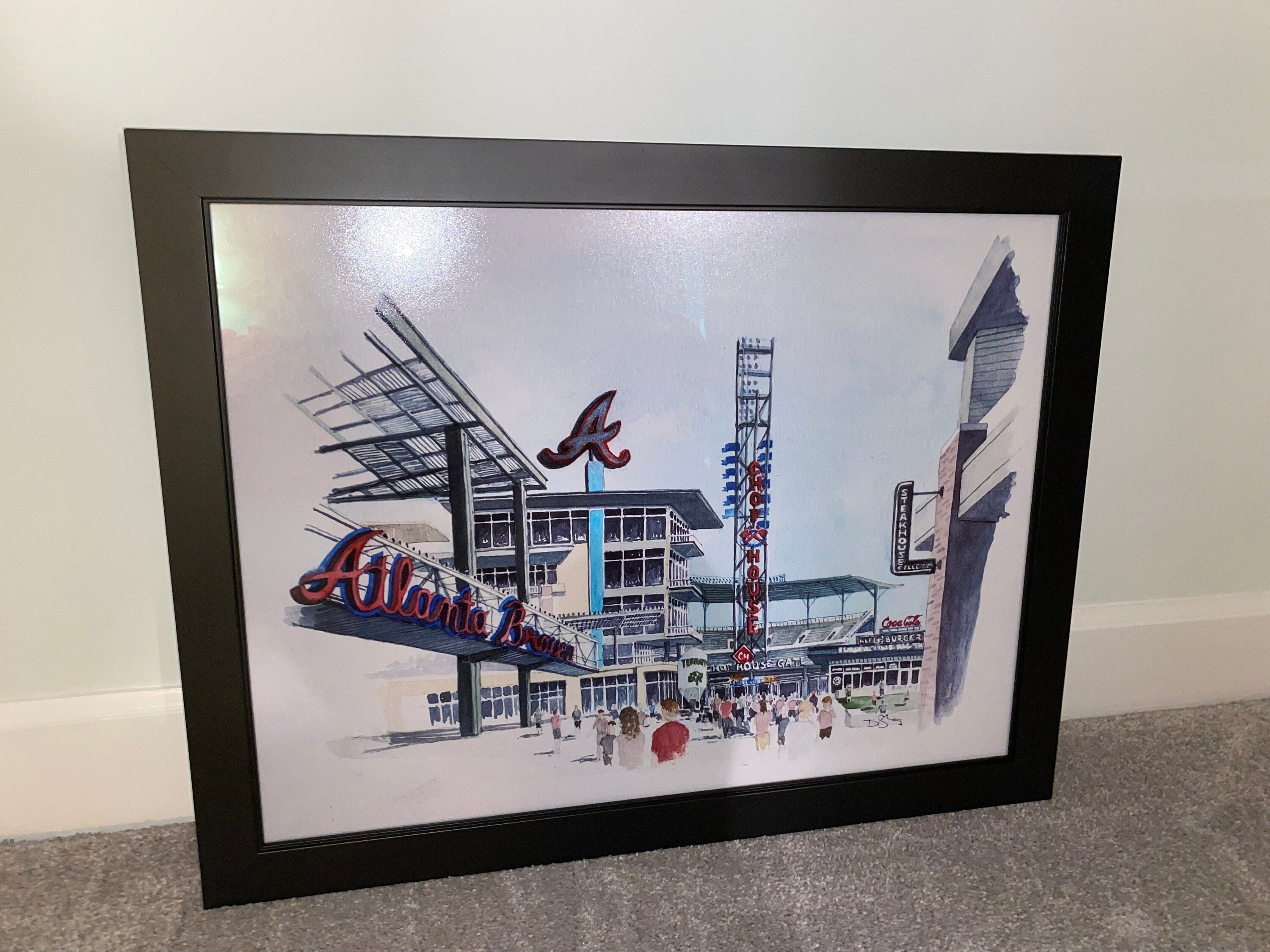 The Battery and Suntrust Park | Etsy