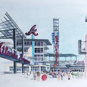 The Battery and Suntrust Park - Etsy