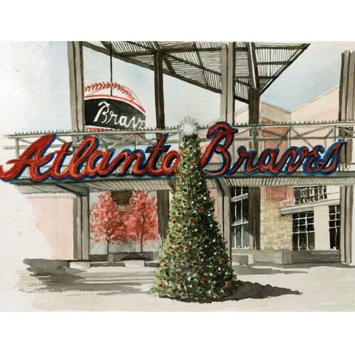The Battery and Suntrust Park - Etsy