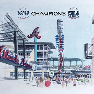 2021 World Series Champions, Atlanta Braves, Truist Park, MLB