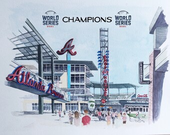 Champions des Séries mondiales 2021, Braves d'Atlanta, Truist Park, MLB