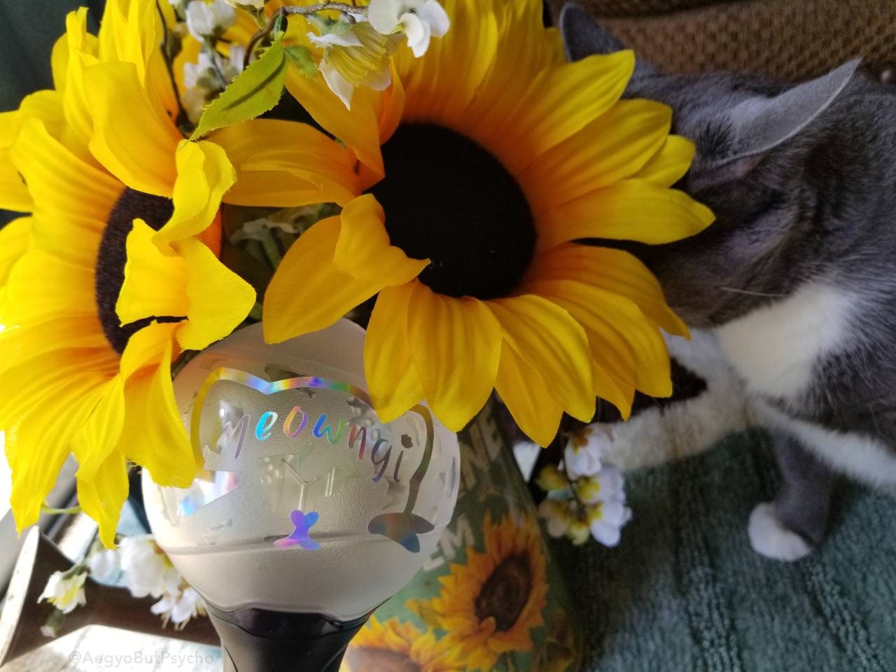 Bts Suga Meowngi Lightstick Decal Etsy 日本