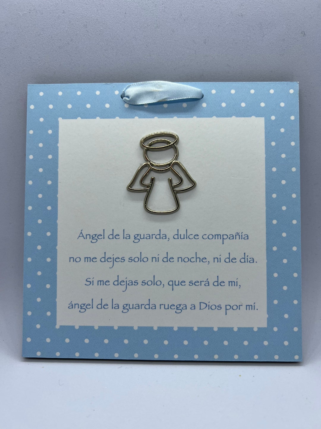 My Guardian Angel Prayer Spanish Catholic Poem, Ángel De Mi Guarda