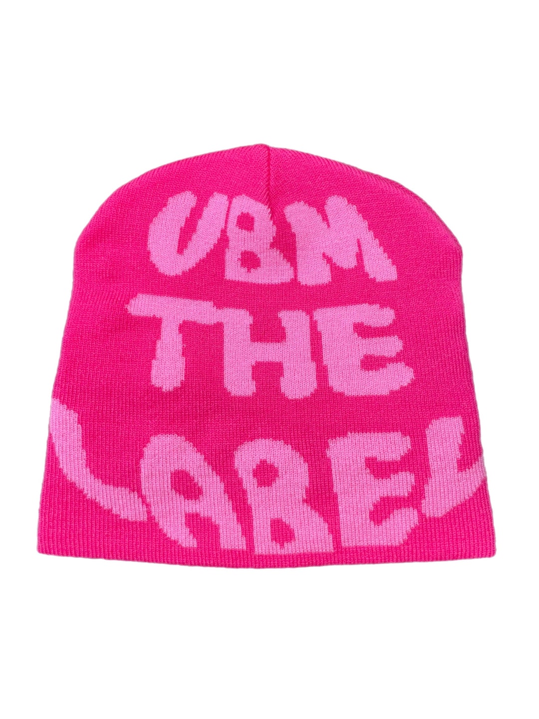 Y2K Beanie Knit Beanie Jacquard Knit Y2K Allover Print Etsy