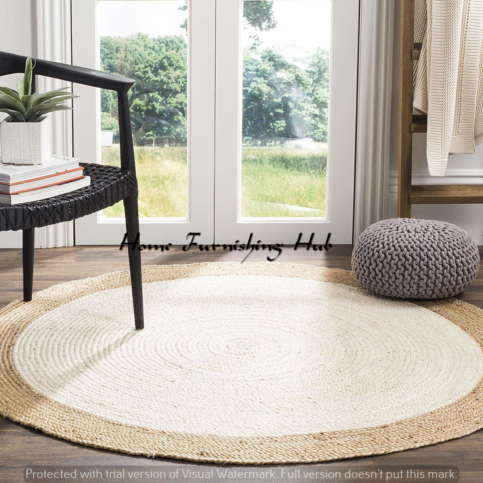 Купить Белый Круглый Ковер