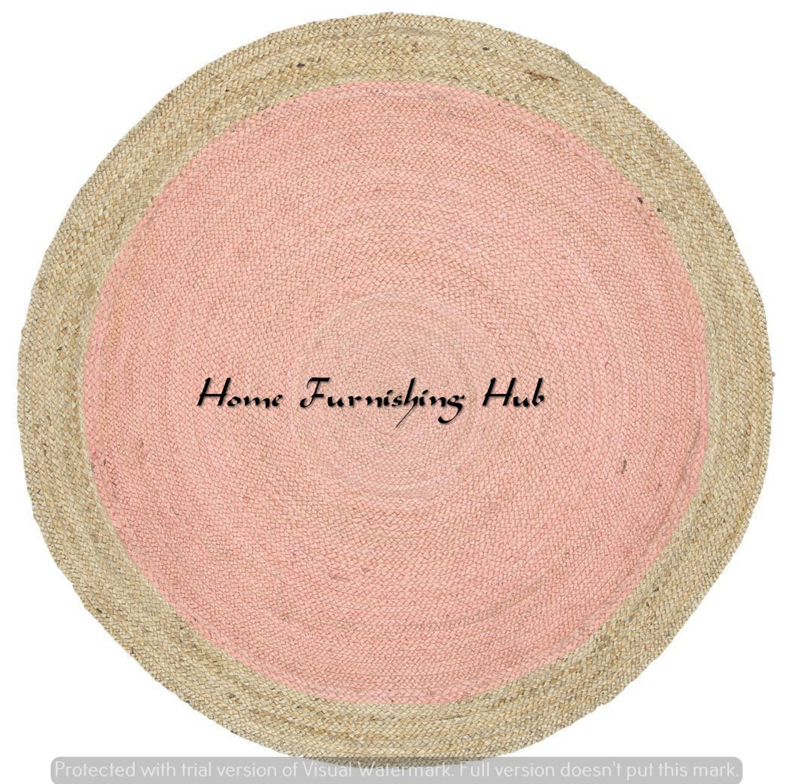 Antique Meditation Mat Decor Handmade Rug Blend Cotton Jute Etsy