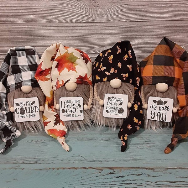 Gnome Plush Fall Etsy