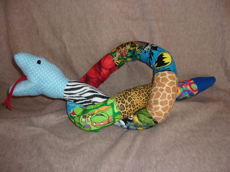 small stuffed snake