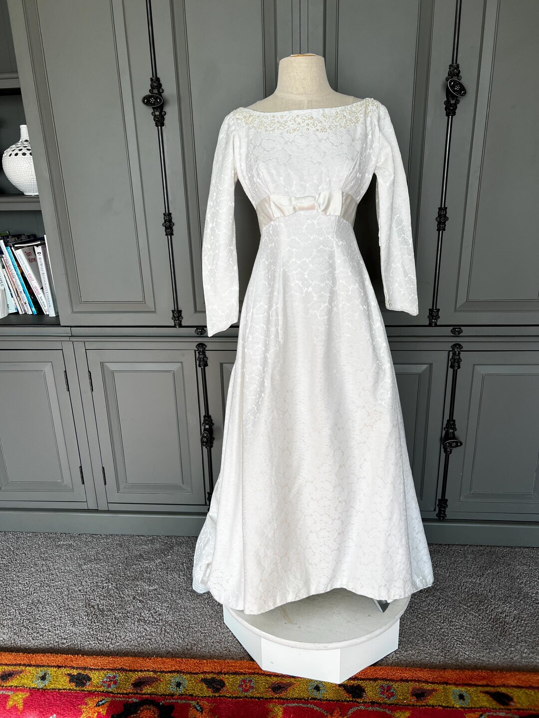 Gorgeous Vintage Brocade Emma Domb Wedding Dress Size 4 - Etsy
