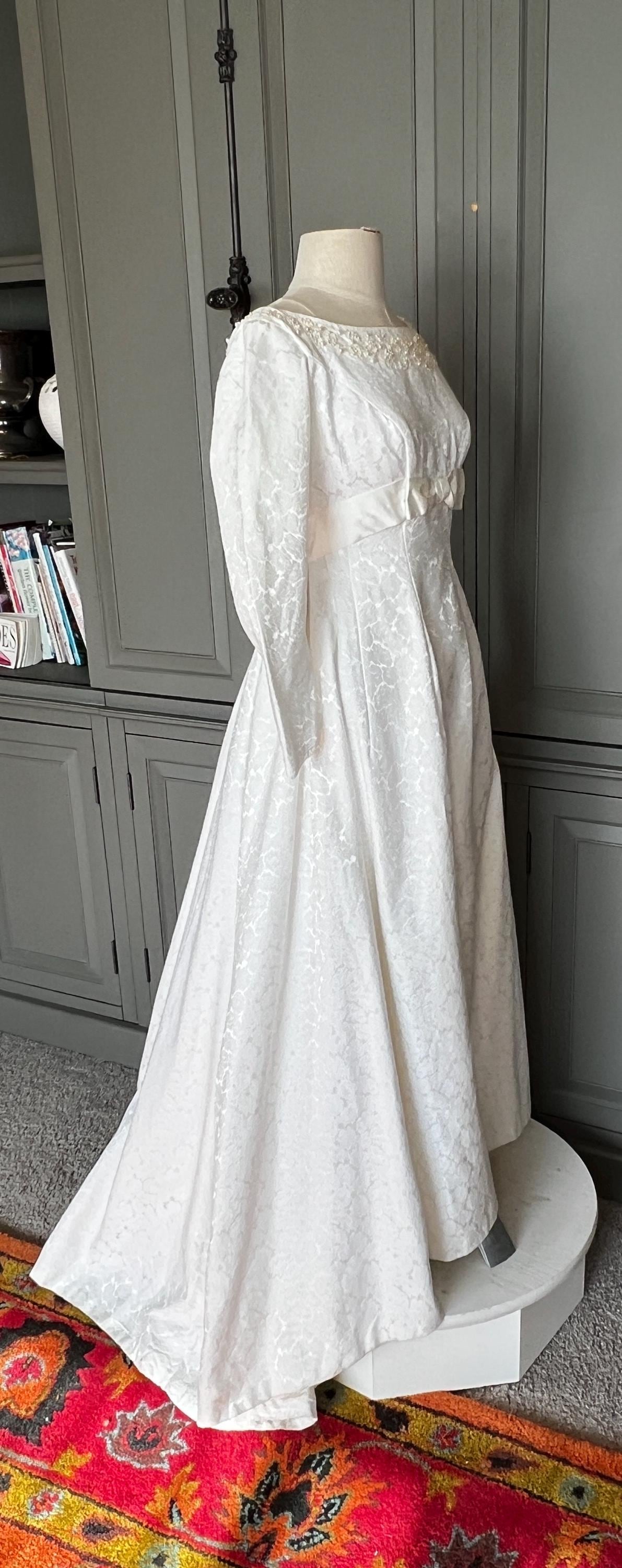 ヴィンテージ ウェディングドレス Emma Domb vintage 1950s Emma Domb