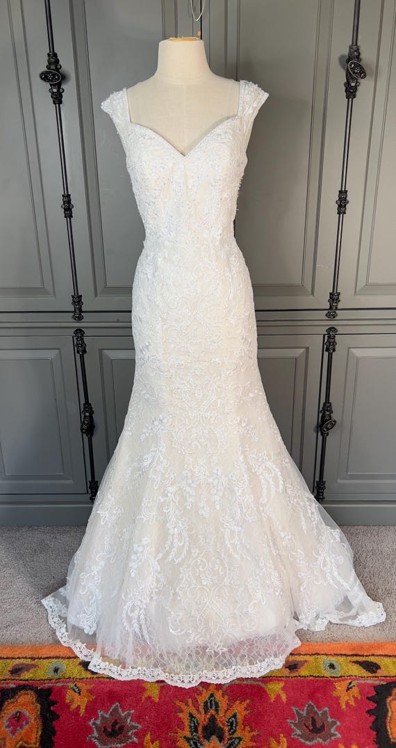white negligee lace dress Stolen Stores LACE SWAN SLIP MAXI DRESS IN White main image 1