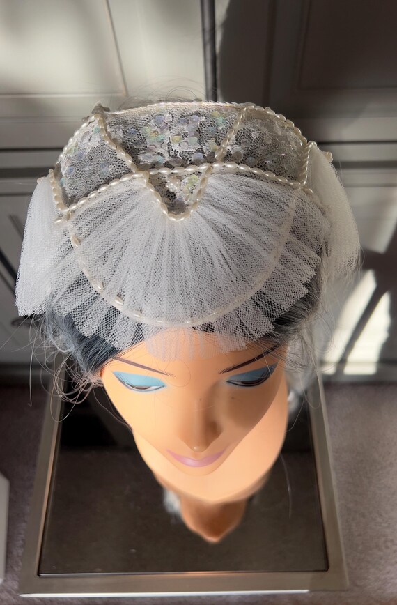 1940's bridal headpiece