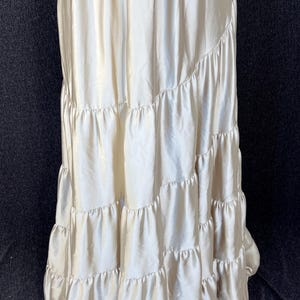 Free People silk off the shoulder gown Size 4 boho image 7