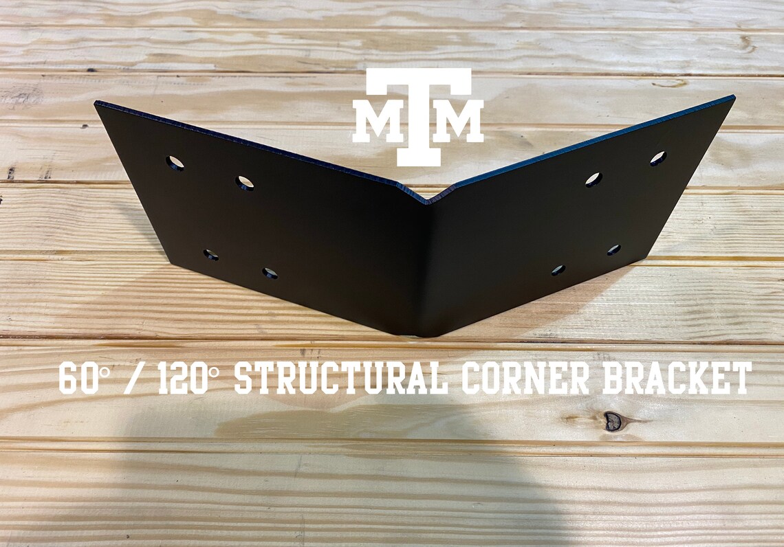 Hexagonal Angle Bracket Structural Design For 6x6 Post, 6x6 Pergola Bracket