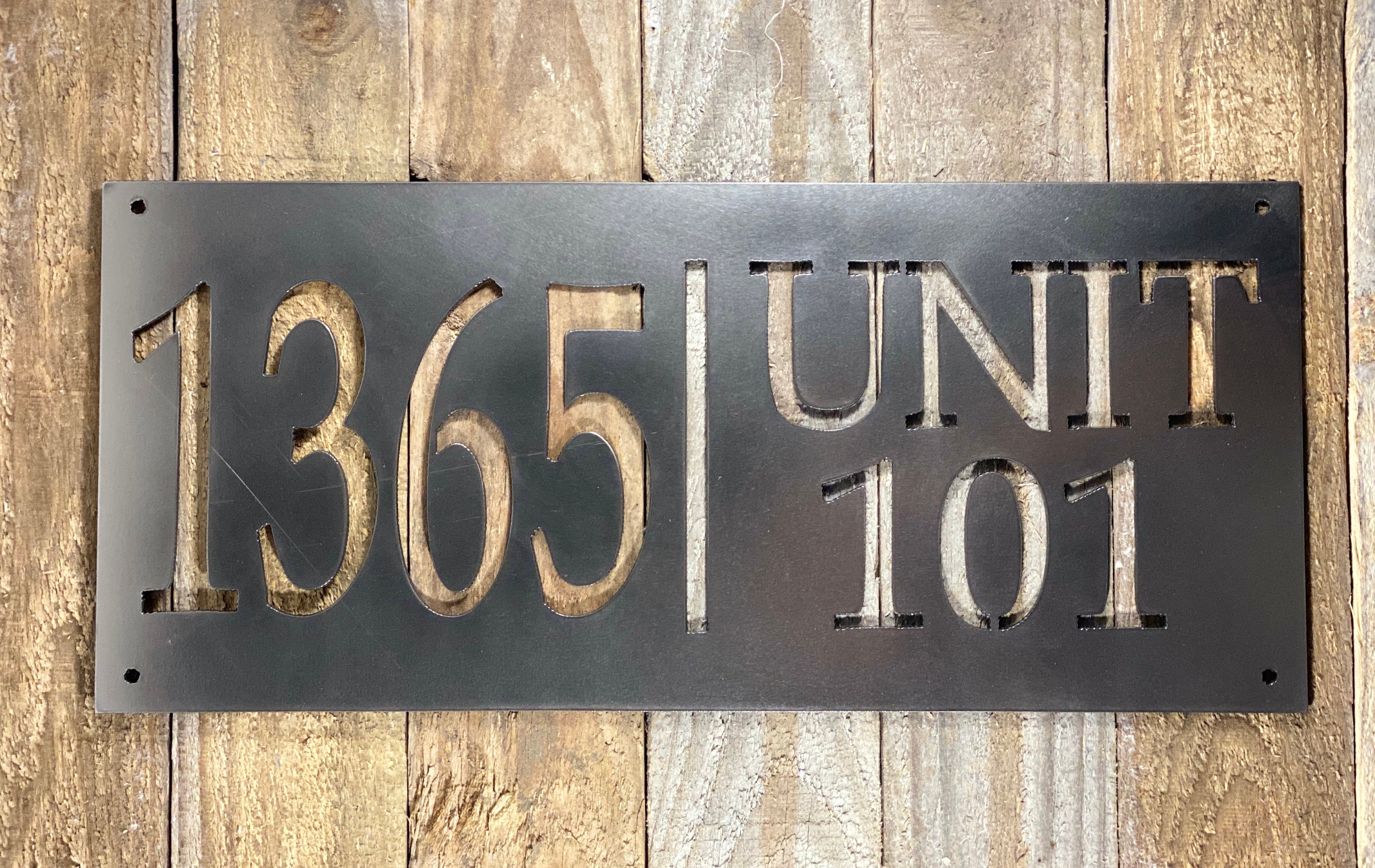 Metal Address Sign House Number Sign Street Number Sign Etsy