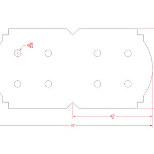 90 Degree Decorative Design Angle Bracket for 8" Wood Post, 8x8 Angle Bracket, Wood Post Bracket, Angle Support Bracket, Pergola Bracket image 3