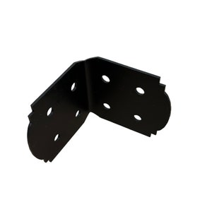90 Degree Decorative Design Angle Bracket for 8" Wood Post, 8x8 Angle Bracket, Wood Post Bracket, Angle Support Bracket, Pergola Bracket image 6