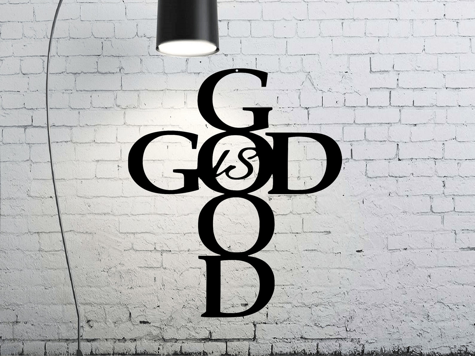 God is Good Custom Metal Wall Art / Religious Wall Art / Etsy